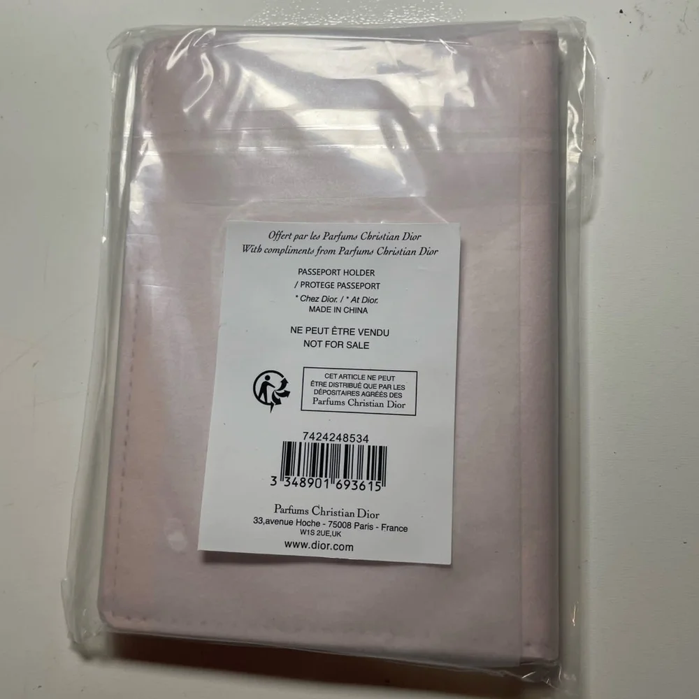Dior Blush Pink Starry Passport Cover Case